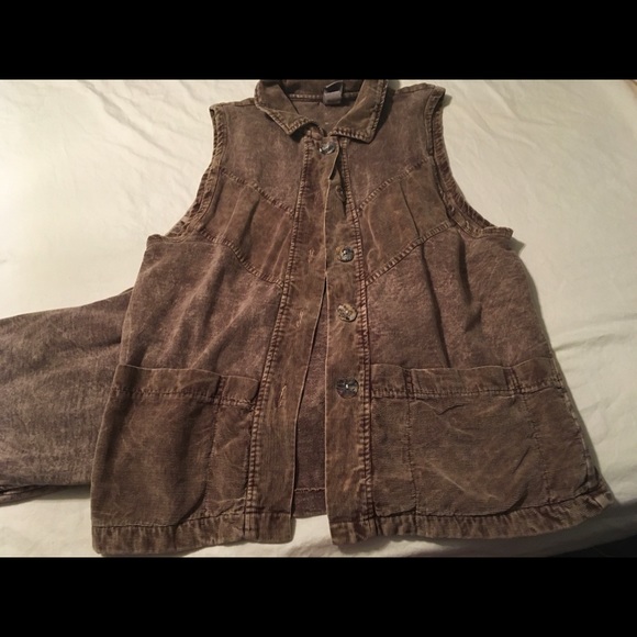 Brown Knit Pantsuit - Picture 1 of 4